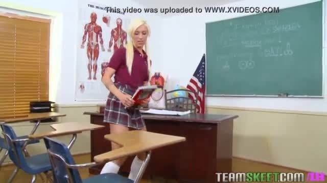 Sexy blonde teen schoolgirl maia davis gets fucked by teacher